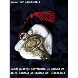 ΚΛΕΙΔΙ ΜΠΡΟΝΖΕ ΜΕ ΦΟΥΝΤΑ ΣΕ ΔΙΠΛΟ ΒΟΤΣΑΛΟ χονδρική τιμή ΤΖΑ 68068/34115