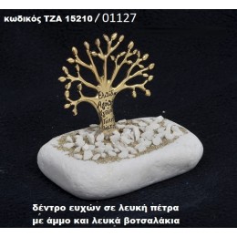 ΔΕΝΤΡΟ ΕΥΧΩΝ ΠΑΝΩ ΣΕ ΒΡΑΧΟ ΘΑΛΑΣΣΗΣ ΜΕ ΑΜΜΟ ΚΑΙ ΒΟΤΣΑΛΑΚΙΑ ΧΟΝΔΡΙΚΗ ΤΙΜΗ ΤΖΑ-15210
